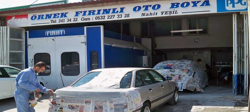 Örnek Fırınlı Oto Boya